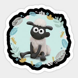 Vintage The Sheep TV Series Cartoon Shaun Sticker